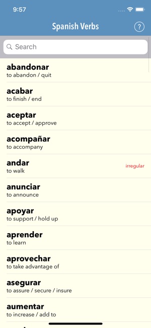 Spanish Verbs(圖1)-速報App