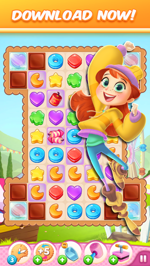 Cookie Crush! Match 3 Game(圖5)-速報App