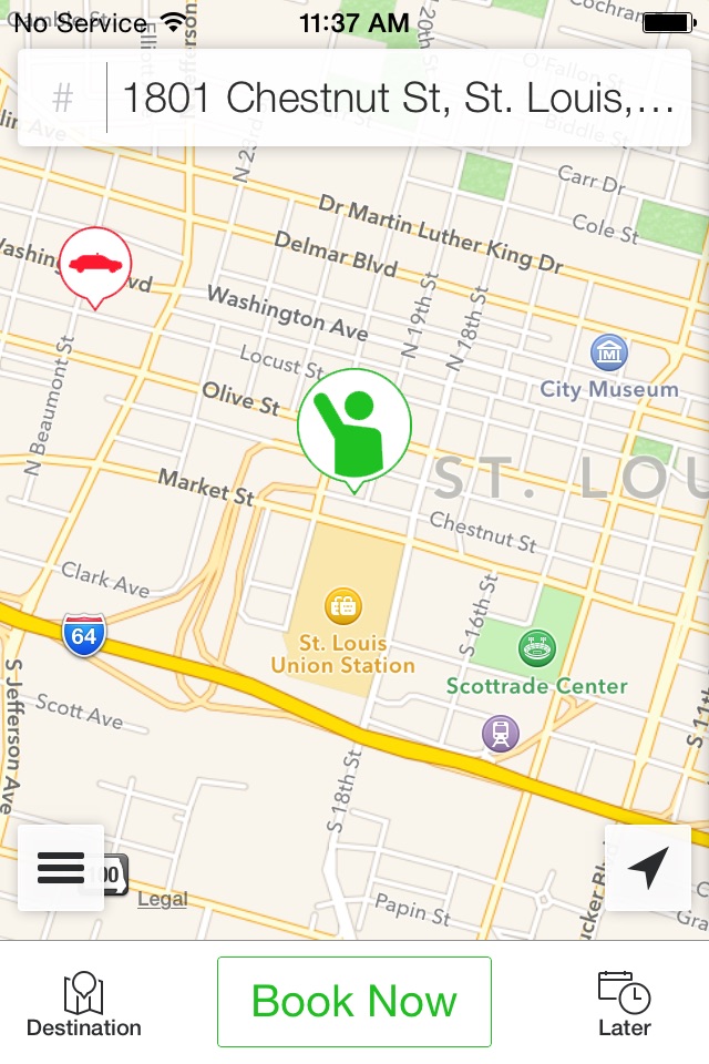 STLtaxi screenshot 2