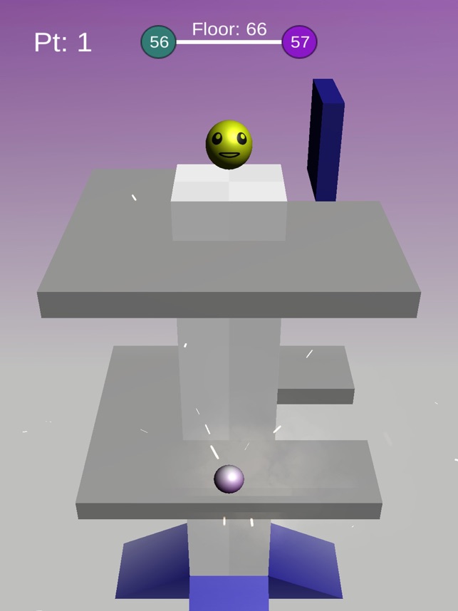 Ball Helix Tower, game for IOS