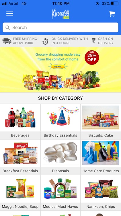 kirana99 - online grocery