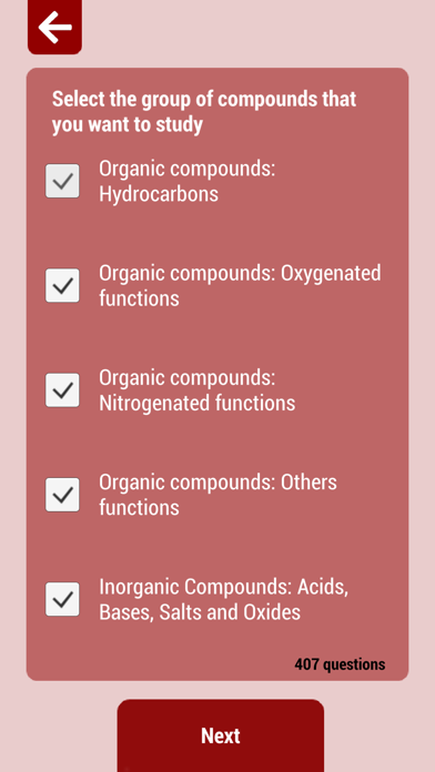 Chemical Nomenclature screenshot 2