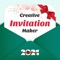 Create Your custom invitation cards by easy choosing a invitation template and edit it with your own images, text, etc