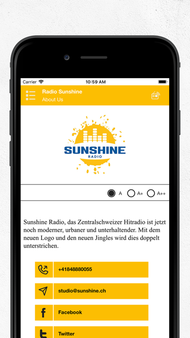 How to cancel & delete Radio Sunshine from iphone & ipad 4