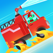 Dinosaur FireTruck: kids games