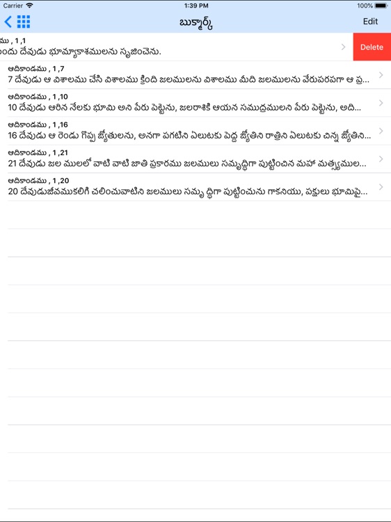 Telugu Bible Offline for iPad screenshot-5