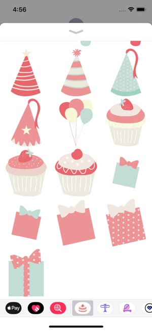 Sweet Party Stickers(圖4)-速報App