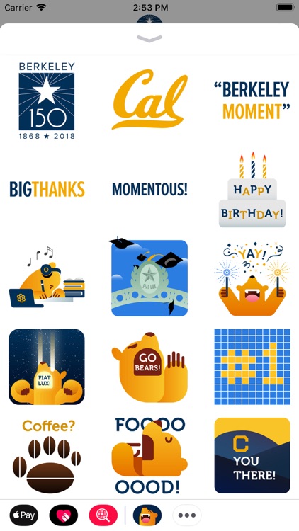 Cal Bears Stickers