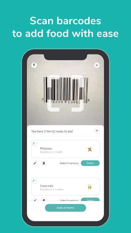 NoWaste - Food Inventory List