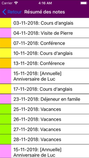 Calendrier 2019 France NoAds(圖5)-速報App