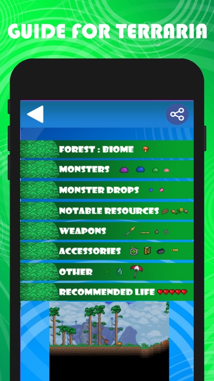 Sheet Guide for Terraria