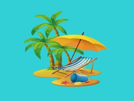 Downloads Beach Lover Stickers for iMessage