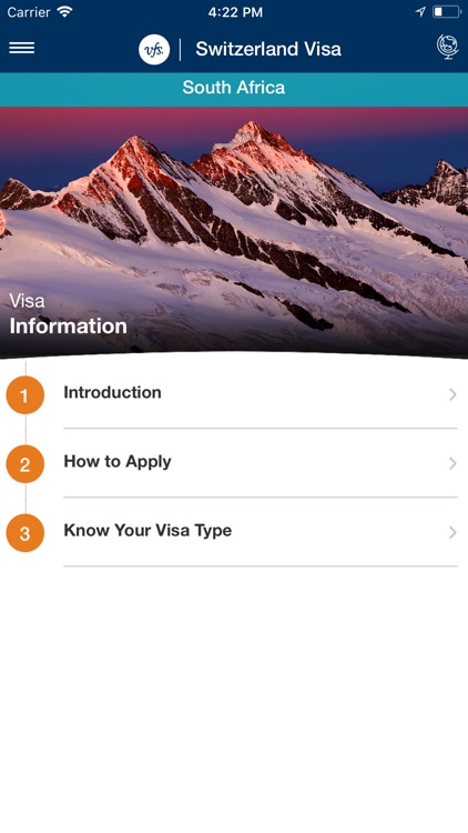 Switzerland Global Visa App