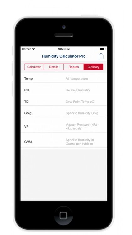 Humidity Calculator (Pro) screenshot-4