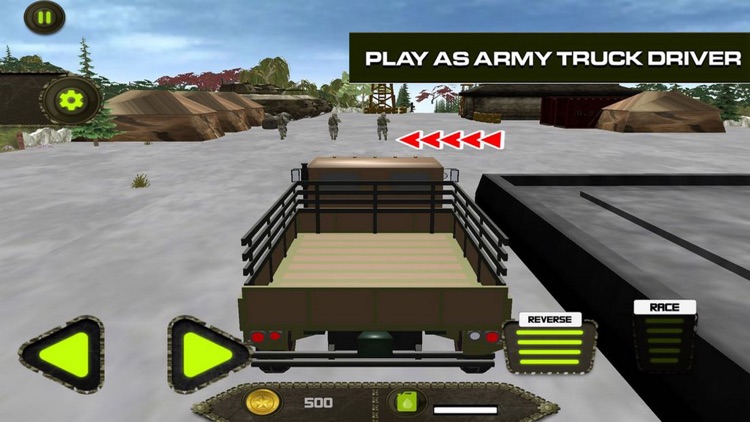 Army Cargo Truck Mission 3D