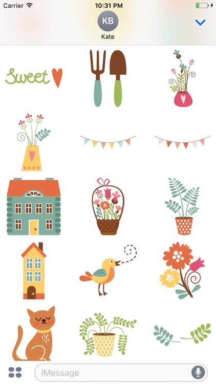 Gardening Sweet Home Stickers screenshot-4