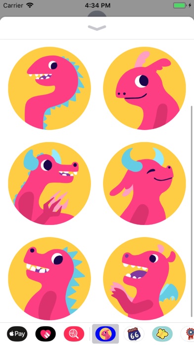 Bubble Monsters Stickers screenshot 3