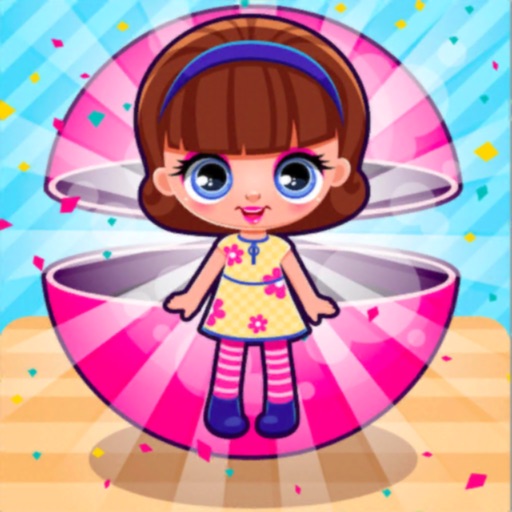 Cuties Doll Open Eggs Toy Game icon