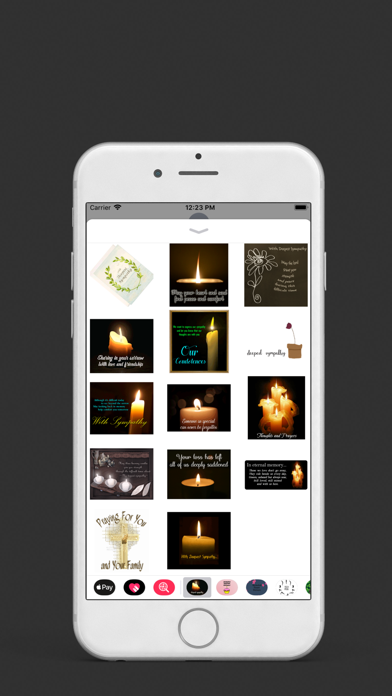Animated Condolence Stickers screenshot 2
