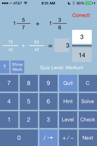 Fraction Calculator with Work screenshot 3