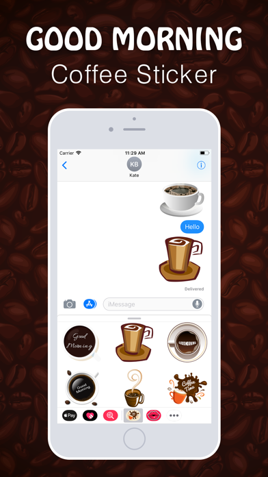 Good Morning Coffee Emojis screenshot 3