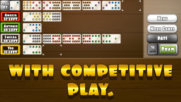 Mexican Train Dominoes Gold