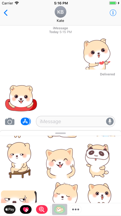 Funny Corgi Animated Stickers screenshot 3