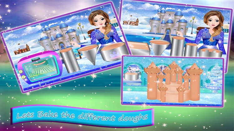 Ice Princess Castle Cake Maker screenshot-4