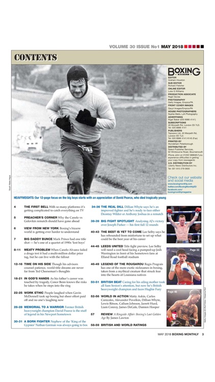 Boxing Monthly Magazine