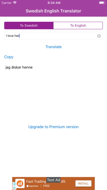 Swedish English Translator screenshot-3