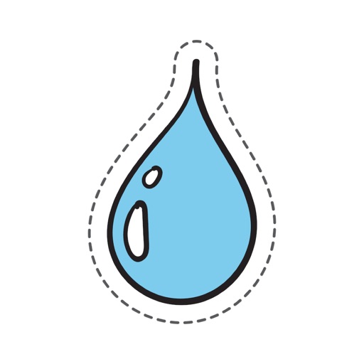 Water Stickers iOS App