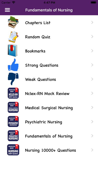How to cancel & delete Fundamentals of Nursing Mock from iphone & ipad 1