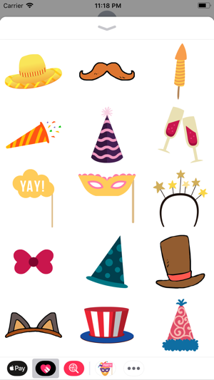 100+ Party Masks Hats Stickers(圖5)-速報App