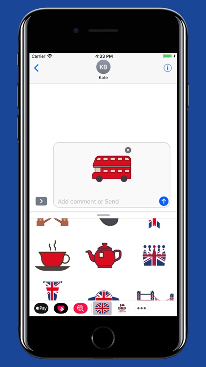 UK Stickers - England pack screenshot-3