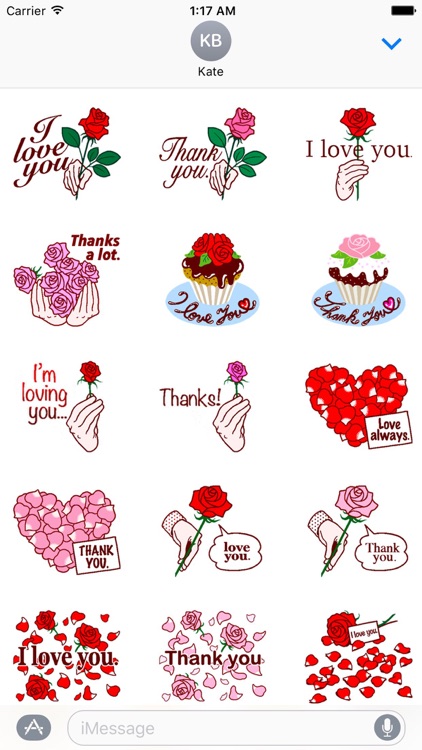 Love You And Thank You Sticker