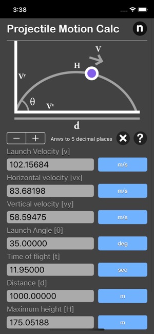 Projectile Motion Calc(圖3)-速報App