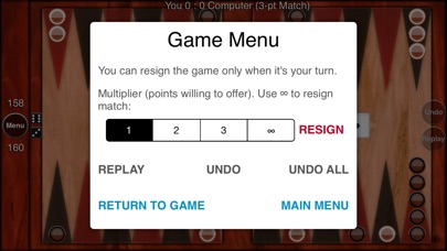 FaceMe Backgammon screenshot1