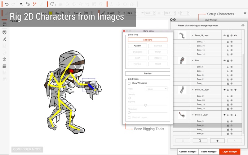 modify sprite colors for crazytalk animator pro 2