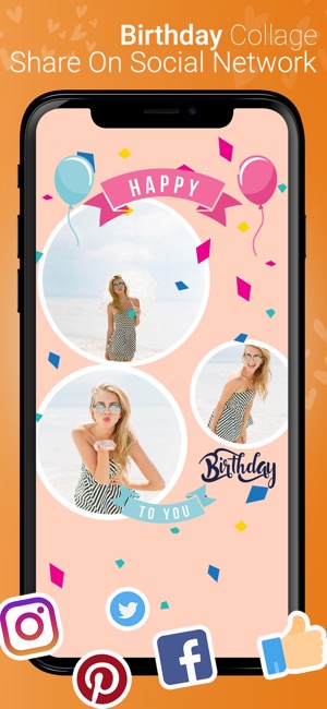 Birthday Photo Collage Editor(圖4)-速報App