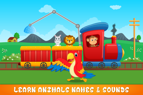 Zoo Safari Animals Train screenshot 4