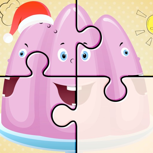 Cartoon puzzle - Toddler game Icon