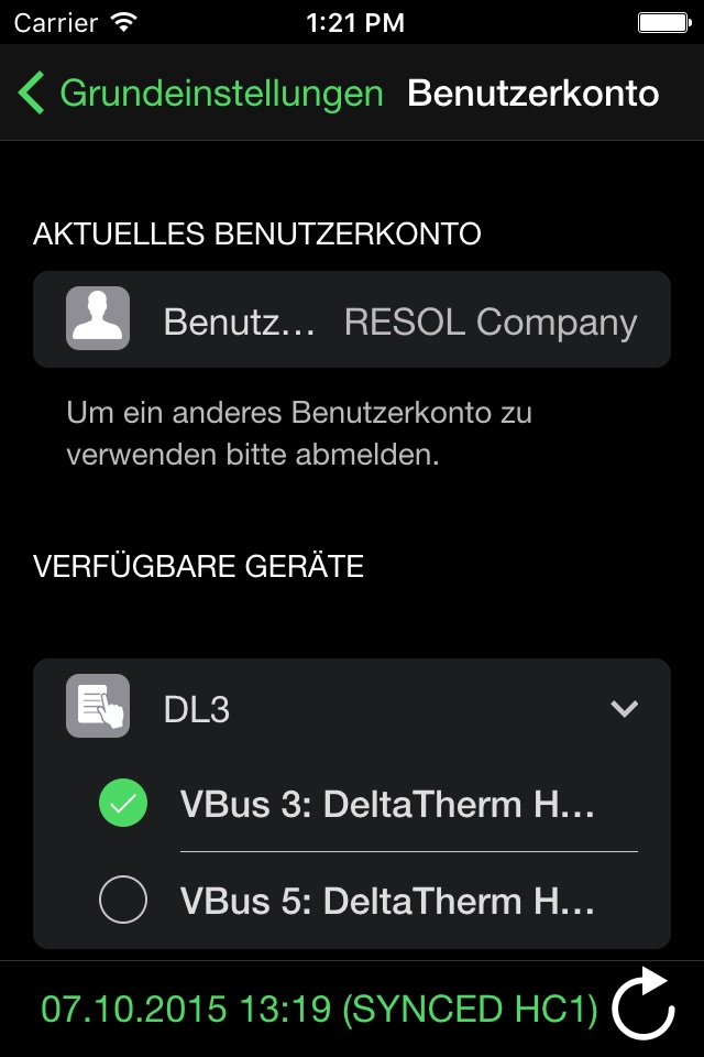 VBus®Touch HC screenshot 3