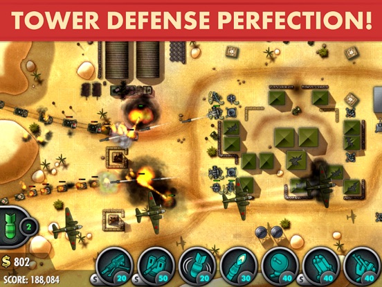 iBomber Defense Pacific на iPad