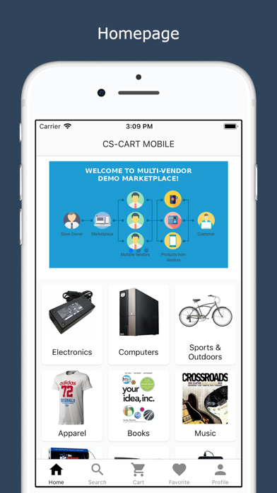 Multi-Vendor App by CS-Cart