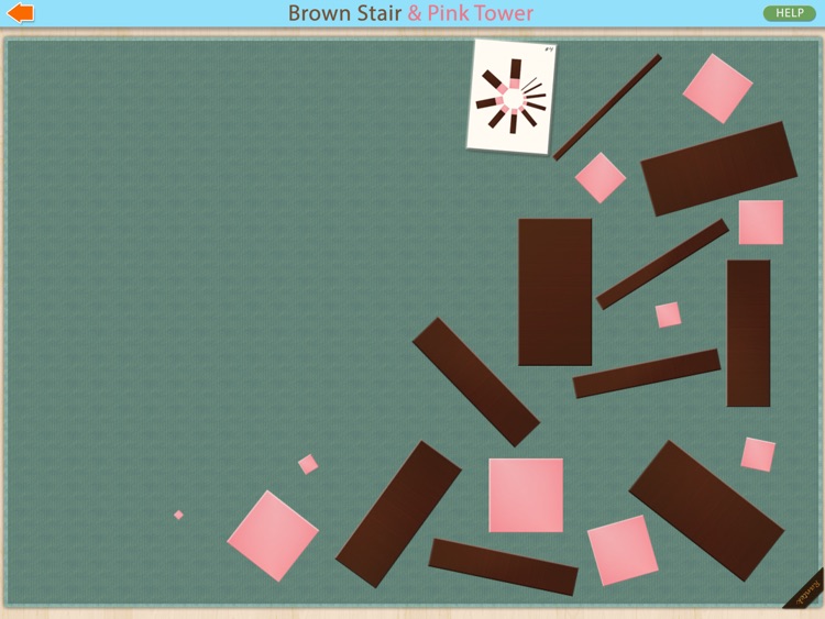 Brown Stair & Pink Tower