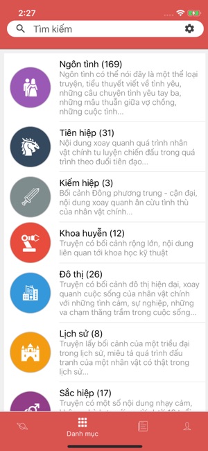 Đọc truyện online, offline