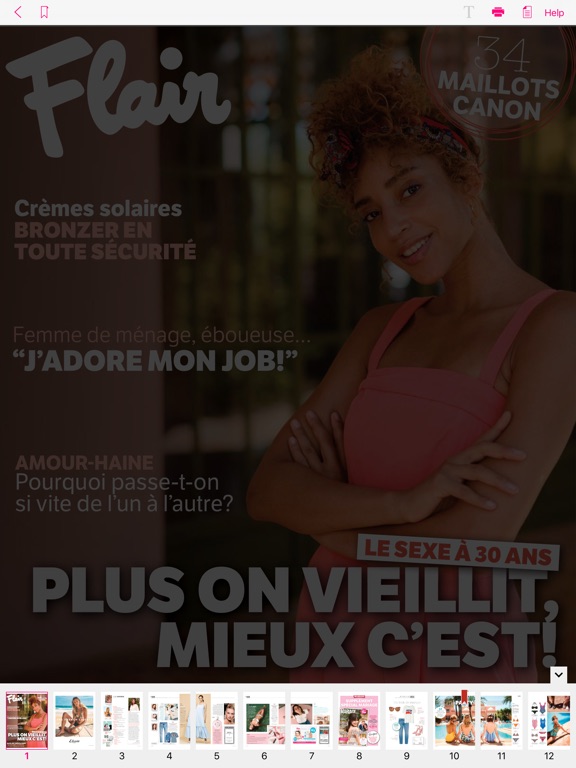 iPad Image of Flair FR Magazine