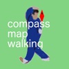 compass map walking