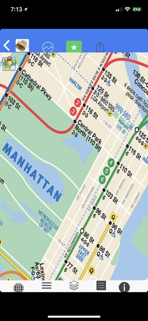 NYC Scaled Subway Map Offline(圖4)-速報App