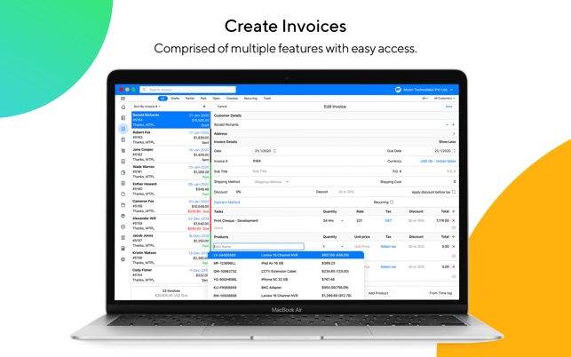 Free invoice creator mac os